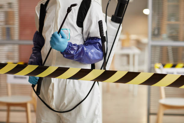 Professional Biohazard Cleanup technician working in Godley, TX